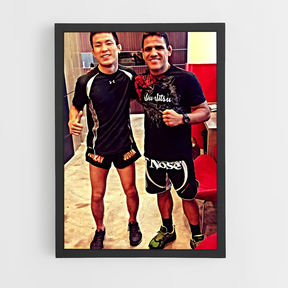 Poster Shinya aoki – affiche MMA (vue 2)